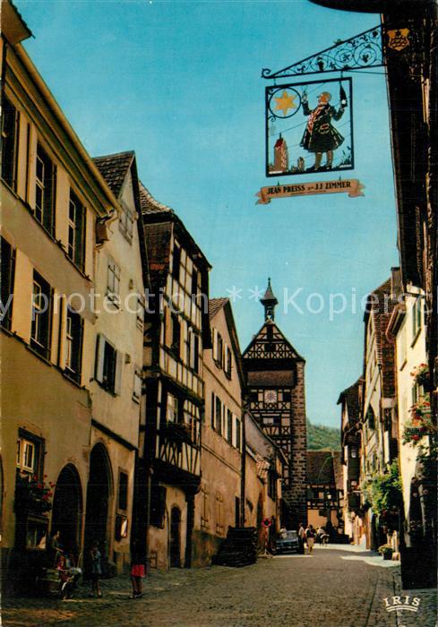 Riquewihr Haut Rhin Rue du General de Gaulle et le Dolder X