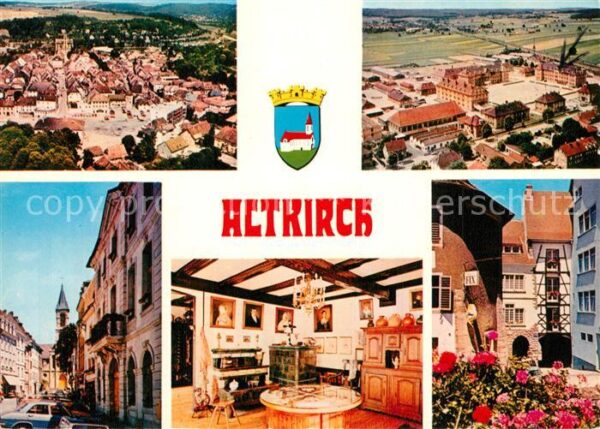 Altkirch Elsass Motive Altstadt Fliegeraufnahme