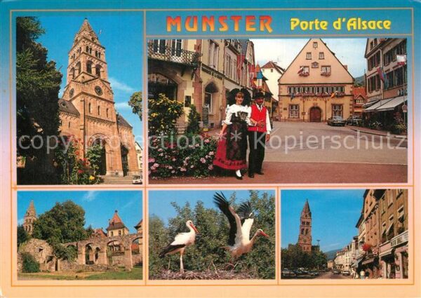 Munster Haut Rhin Elsass Eglise Protestante Place de la Mairie A