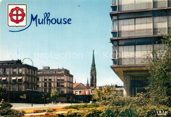 Mulhouse Muehlhausen Porte de Bâle Eglise