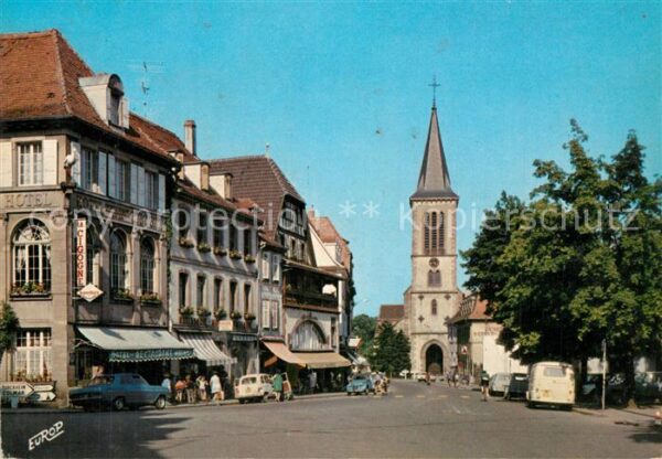 Munster Haut Rhin Elsass Place du Marché Eglise