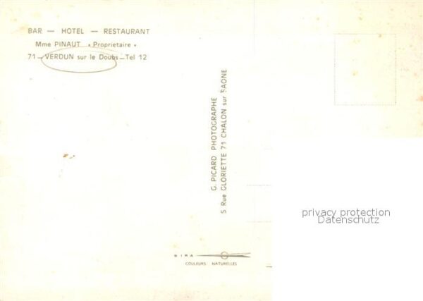 Verdun-sur-le-Doubs Hotel Restaurant Les Platanes Terrasse – Bild 2