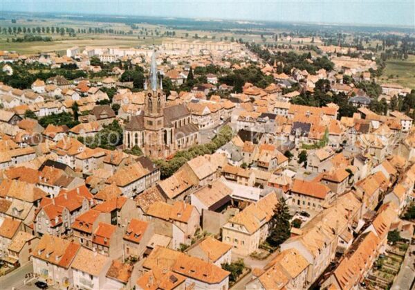 Cernay Elsass Vue aérienne