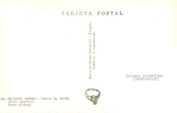 Madrid Spain Puerta de Alcala Fliegeraufnahme – Bild 2