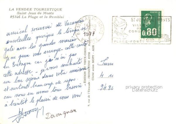 Saint Jean de Monts La Plage et le Remblai – Bild 2