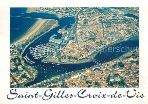 Saint-Gilles-Croix-de-Vie Vendee Vue aerienne