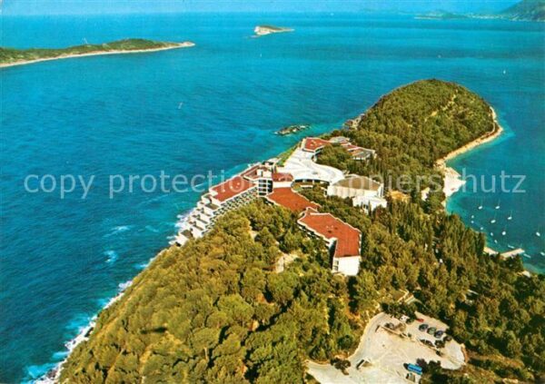 Cavtat Dalmatien Croatia hotel  De Luxe Fliegeraufnahme