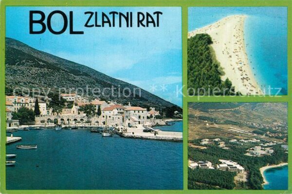 Bol Zlatni Rat Fliegeraufnahmen