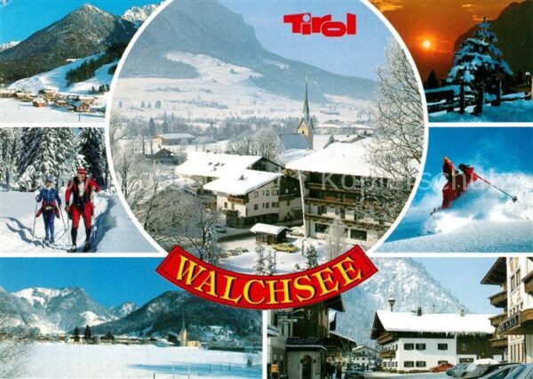 Walchsee Tirol Panorama Teilansichten