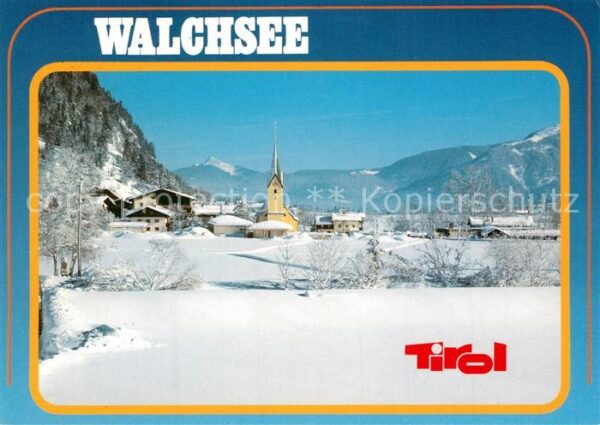 Walchsee Tirol Winterpanorama