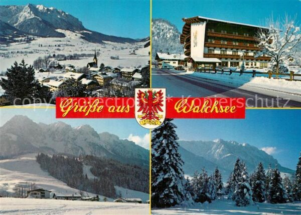 Walchsee Tirol Panorama Teilansichten