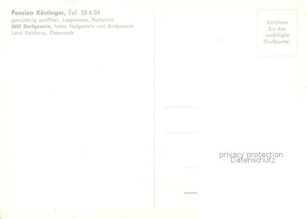 Dorfgastein Pension Köstinger – Bild 2