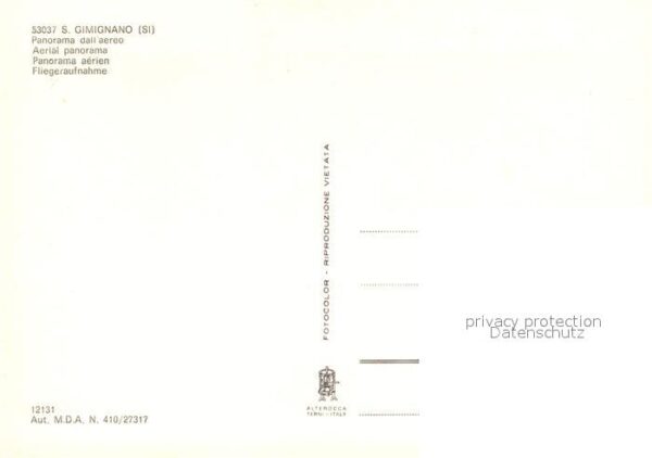 San Gimignano Fliegeraufnahme – Bild 2