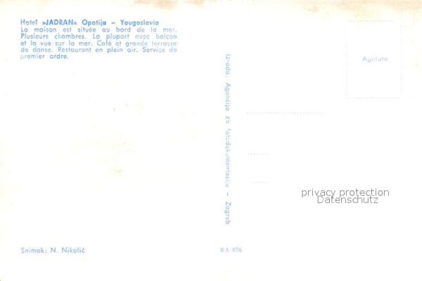 Opatija Abbazia Hotel Jadran – Bild 2