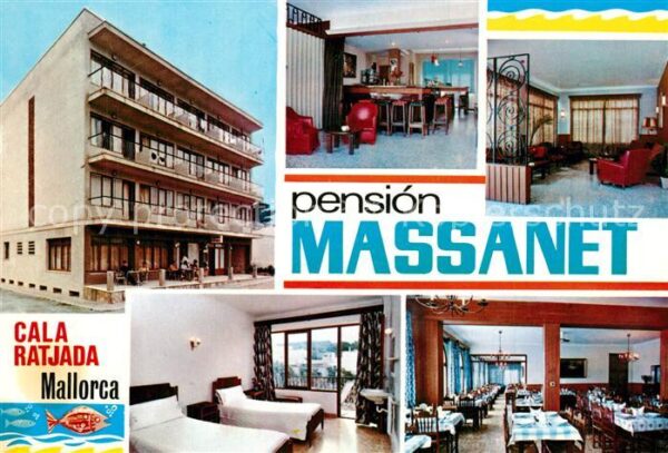 Cala Ratjada Mallorca Pension Massanet Bar Gästezimmer Speise
