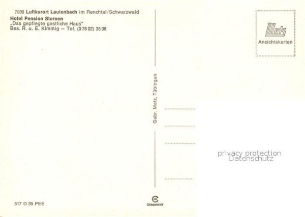 Lautenbach Renchtal Hotel Pension Sternen Hallenbad Wassetr – Bild 2