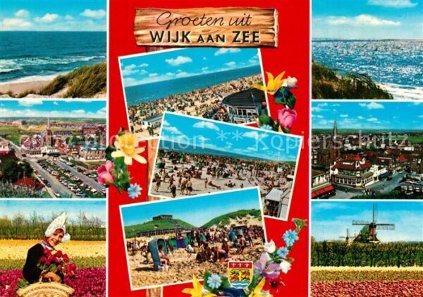 Wijk aan Zee Strandpartien Blumenfelder Panorama Win