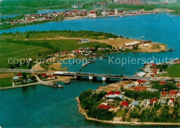 Egernsund Brücke Fliegeraufnahme