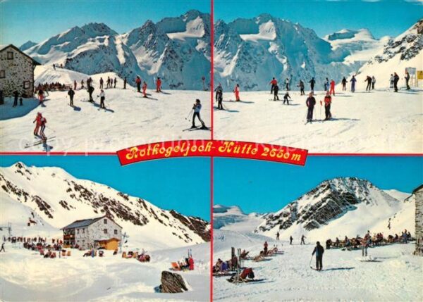 Hochsoelden Rotkogeljochhütte mit Gaislachkogl Schw