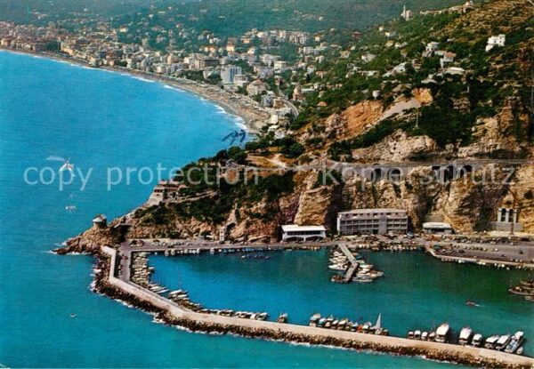 ALASSIO Savona Liguria IT Una visione panoramica dall aereo