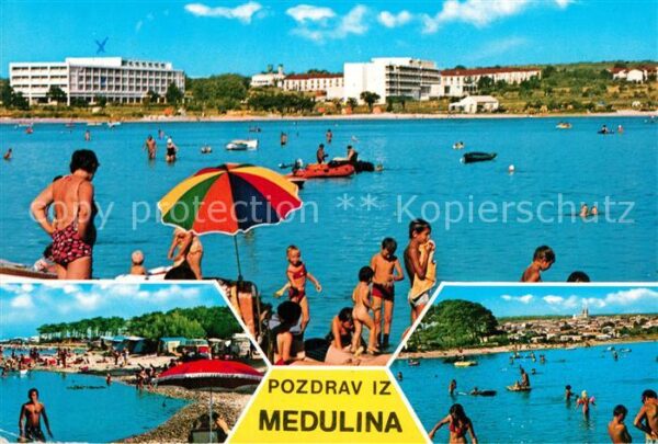 Medulin Panorama Strandpartien
