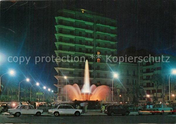 Taranto Piazza Ebalia notturno