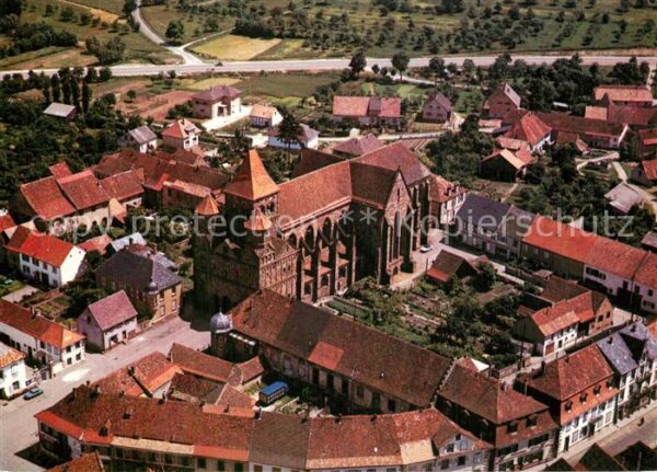 Marmoutier Vue aerienne de l’ancienne Abbaye Bened