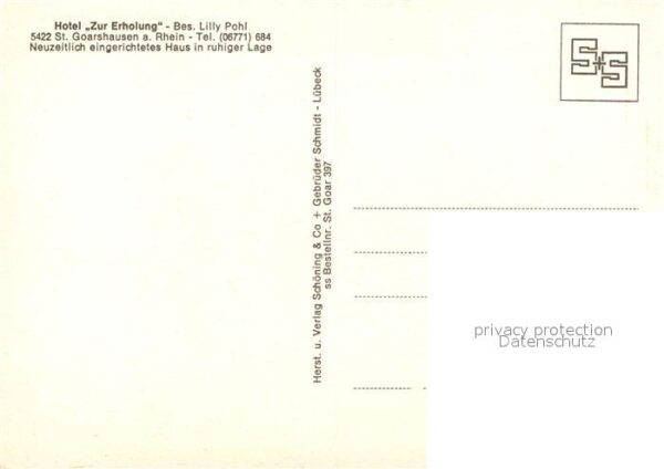 St Goarshausen Hotel Zur Erholung – Bild 2