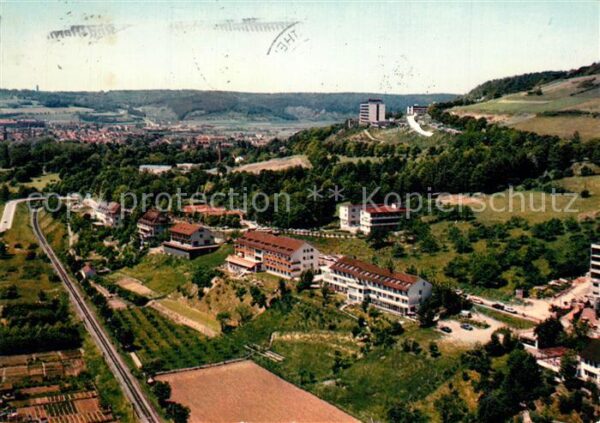 Bad Mergentheim Kurhäuser im Erlenbachtal Fliegeraufnah