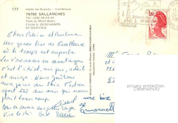 Sallanches Hotel les Granits Face au Mont Blanc – Bild 2