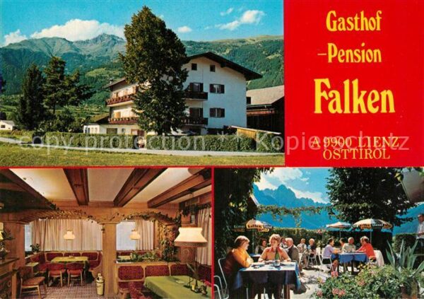Linz Donau Gasthof Pension Falken Gaststube Terras