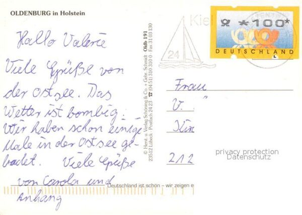 Oldenburg Holstein Skulptur Kirche Friesenhäuser Ortsmotiv – Bild 2
