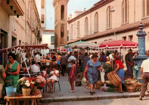 Calella Plaza del mercado