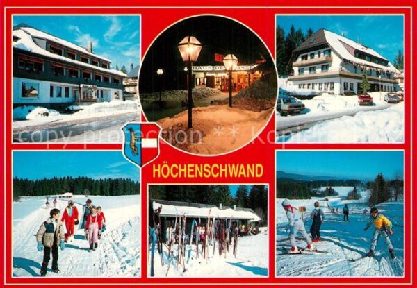 Hoechenschwand Teilansichten Skihütte Loipen