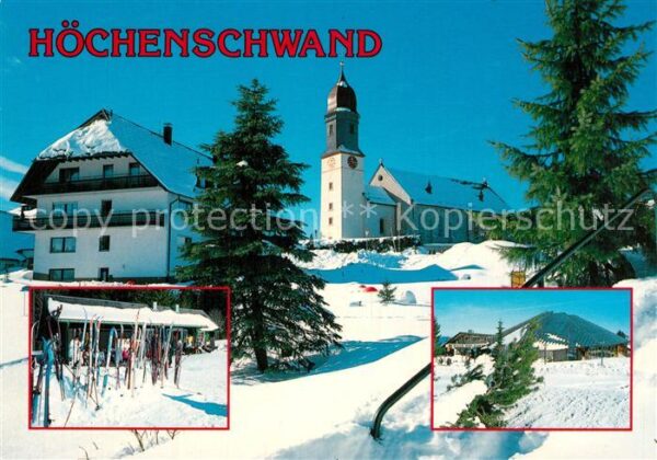 Hoechenschwand Kirche Skihütte