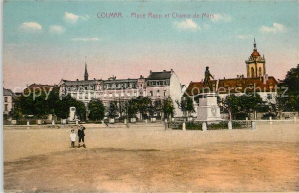 Colmar Haut Rhin Elsass Place Rapp et Champ de Mars