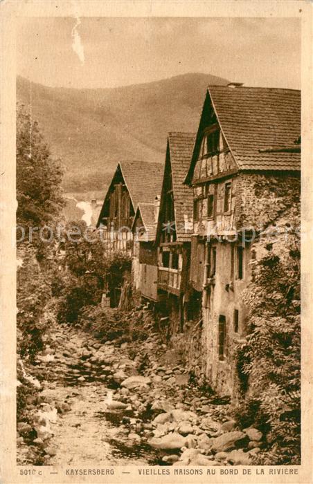 Kaysersberg Haut Rhin Maisons au bord de la Rivi?re