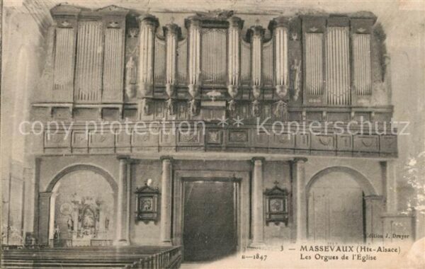Massevaux Alsace Elsass Les Orgues de L_Eglise