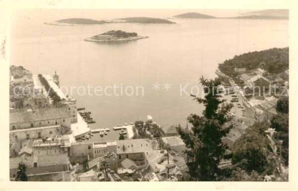 Hvar Fliegeraufnahme Hafen