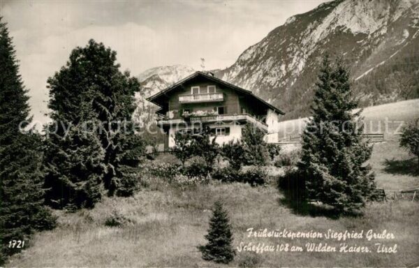 Scheffau Wilden Kaiser Pension Siegfried Gruber