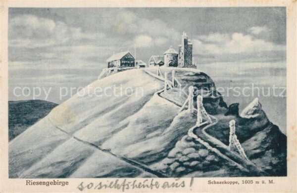 Schneekoppe Snezka Riesengebirge