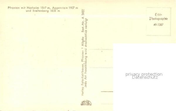 Pfronten Fliegeraufnahme mit Hochalm Aggenstein – Bild 2