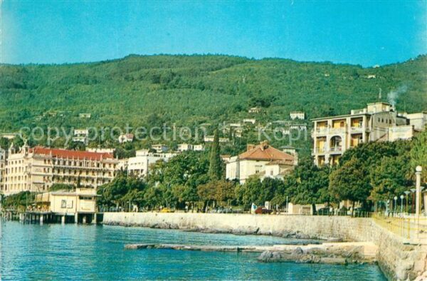 Opatija Abbazia Partie am Meer
