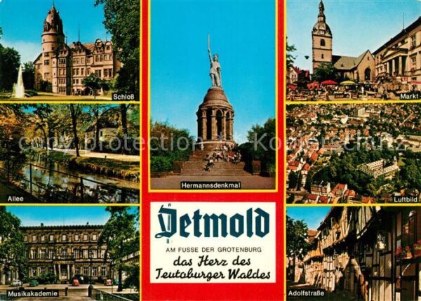 Detmold Hermannsdenkmal Adolfstrasse Musikakade