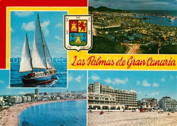 Las Palmas Gran Canaria Fliegeraufnahme Strand