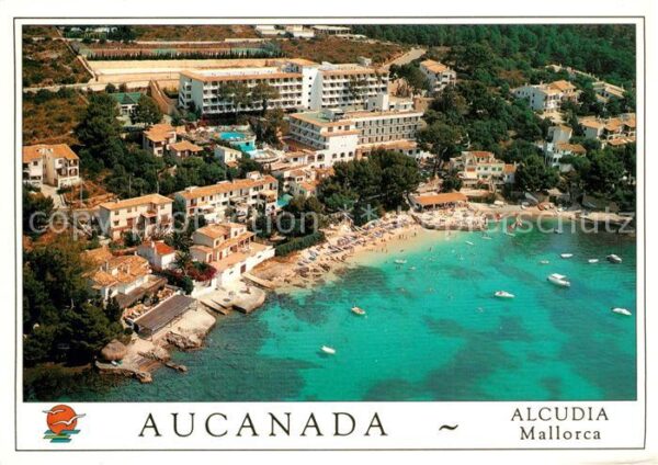 Aucanada Alcudia Fliegeraufnahme mit Strand