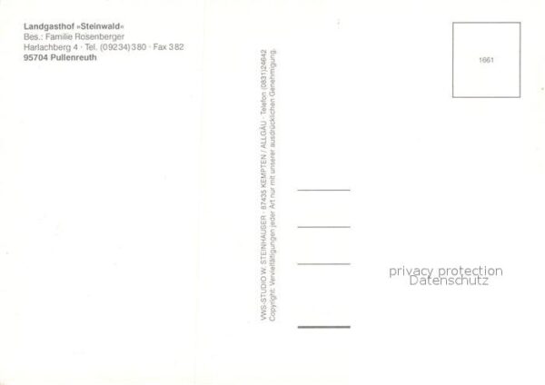 Pullenreuth Landgasthof Steinwald im Fichtelgebirge – Bild 2