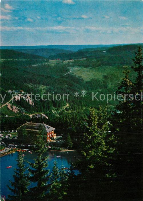 Mummelsee Fliegeraufnahme Berghotel Mummelsee