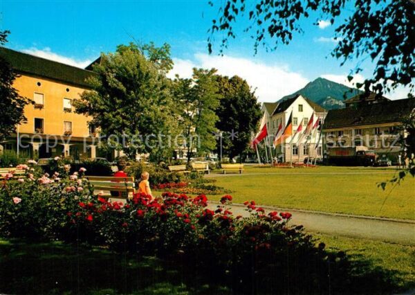 Dornbirn Vorarlberg Rathauspark gegen Staufenspitze