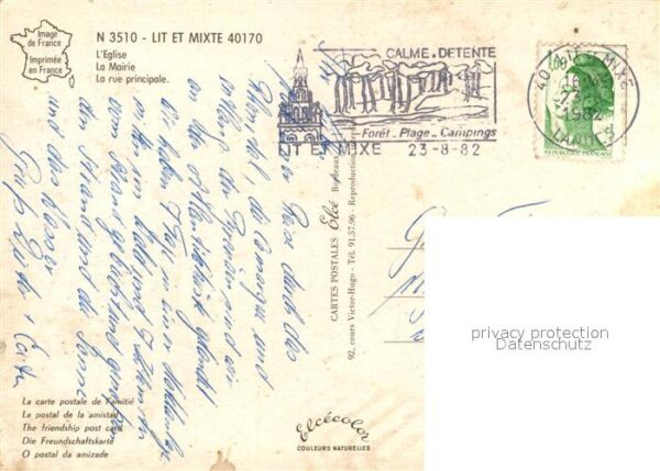 Lit-et-Mixe Eglise Mairie Rue Principale – Bild 2